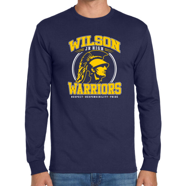 Wilson Warriors  - 50/50 Blend Long Sleeve Tee Thumbnail